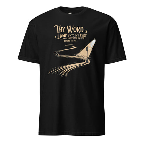 Thy Word is a Lamp unto my feet Christian Bible Verse T-Shirt